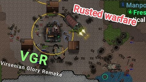 Rusted warfare: VGR mod gameplay. Player vs AI.