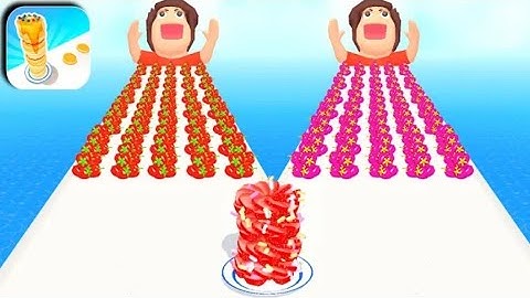 Pancake Run Gameplay All Levels iOS,Android Walkthrough Mobile Game Update Alltrailer Mix LVL - 2