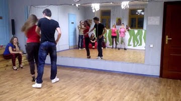 Zouk Advanced level Alexander Kniazev & Kseniia Madiudia CasaDeRitmo salsa school, Kiev