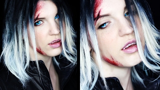 Selene Makeup Tutorial | DIY Vampire Fangs | Underworld Blood Wars