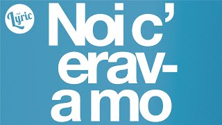 MAX PEZZALI "NOI C'ERAVAMO" - Lyric Karaoke