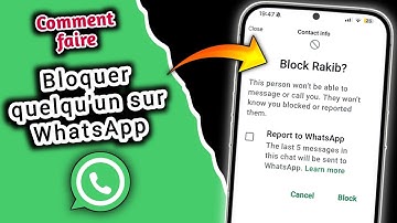 Comment bloquer quelqu