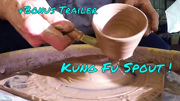 ♥ How to throw an alternate spout + a bonus demo! ~Asian Style Teapot ~ Part 5 ~