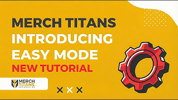 Upload FASTER with Merch Titans "Easy Mode" - Amazon Merch, RedBubble, TeePublic (Full Tutorial)