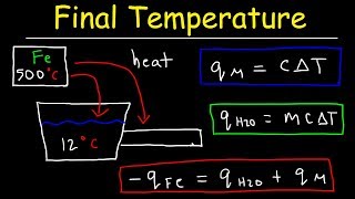 Final Temperature Calorimetry Practice Problems - Chemistry
