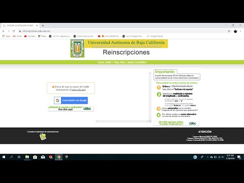 Reinscripciones UABC tutorial