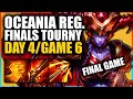 TSM Keane | AM I GOING TO WORLDS? THIS GAME DECIDED IT | TFT OCEANIA REG. FINALS| P. 11.5| D4G6