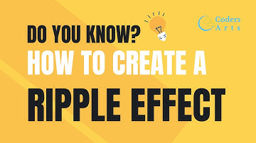 How To Create A Ripple Effect On A Button Using HTML, CSS, JavaScript - Do you know? | Codersarts