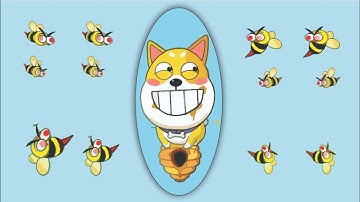 Saving the Dog from Honey Bees - Gameplay Walkthrough for Levels 1-34 /Doge Draw