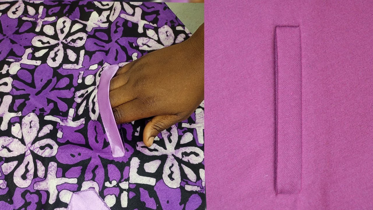 DIY WELT POCKET DESIGN YouTube