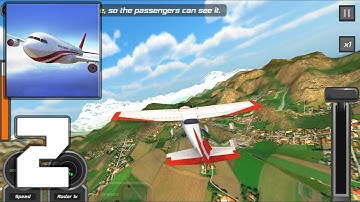 Flight Pilot Simulator 3D - Mobile Gameplay Walkthrough Part 2 (iOS, Android)
