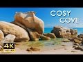 4K Cosy Cove - Gentle Lapping Waves - Relaxing Sea/ Ocean Sounds - Ultra HD Nature Video - 2160p