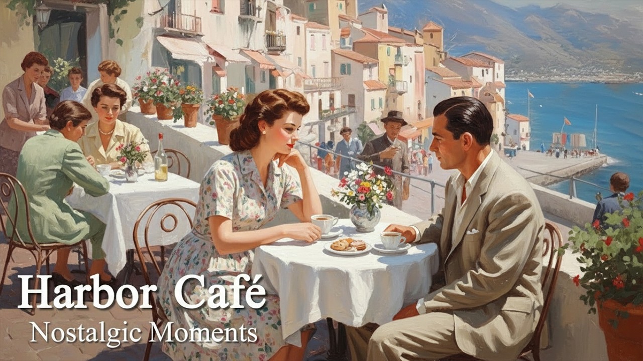 Nostalgic Harbor Café ☕️ | Sinatra & Friends: Golden Oldies (50s–70s)