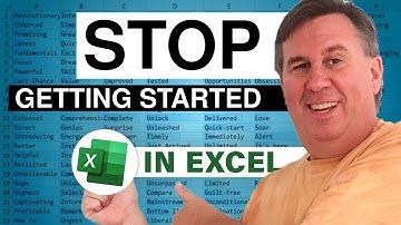 Excel - Stop Showing the Annoying Getting Started pane in Excel - Episode 796