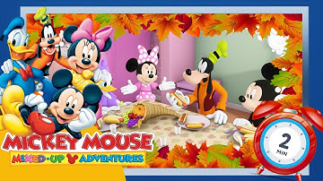 Mickey Mouse Mixed up Thanksgiving 2 Minute toothbrushing timer 2021