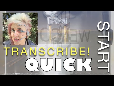 Transcribe! QuickStart for short attention spans. The world's most powerful music learning software