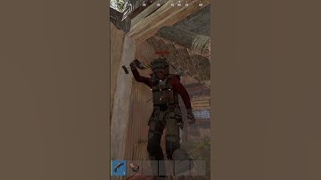 He tried to raid me... so i took his doors. #rust #trolling #gaming #fyp #shorts  #funnyshorts