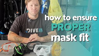 Achieve the Ideal Scuba Mask Fit and No More Fogging!