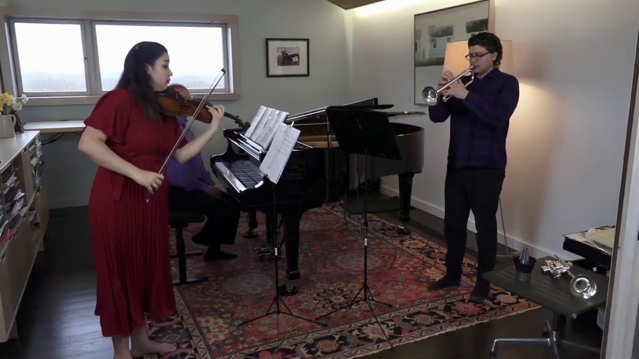 Trio for Trumpet, Violin and Piano - Seth Grosshandler (Live)