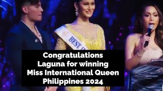 Miss International Queen Philippines 2024/Winning answer