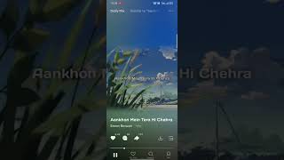 Aankhon main tera hi chehra ( lofi flip ) lyrical whatsapp status #_shorts  #_aankhonmaiterahichehra