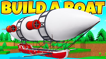 WORKING MICRO BLOCK BLIMP In Build a Boat! (Insane!)