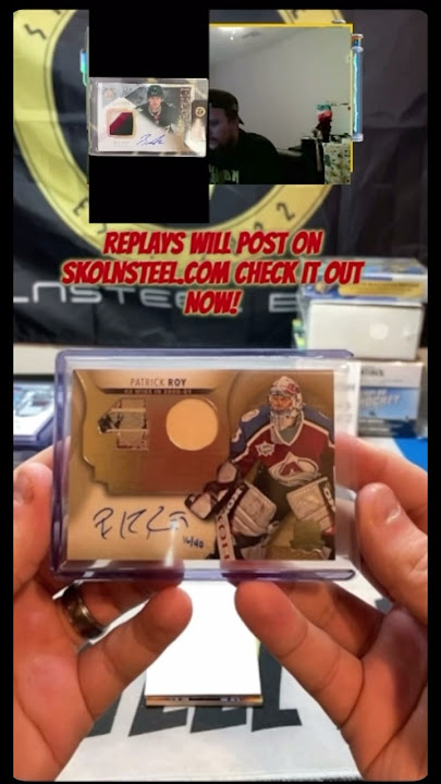 A COUPLE LEGENDS FROM THE CUP. Patrick Roy and Rod Brind’Amour autos from 2022-23 The Cup.