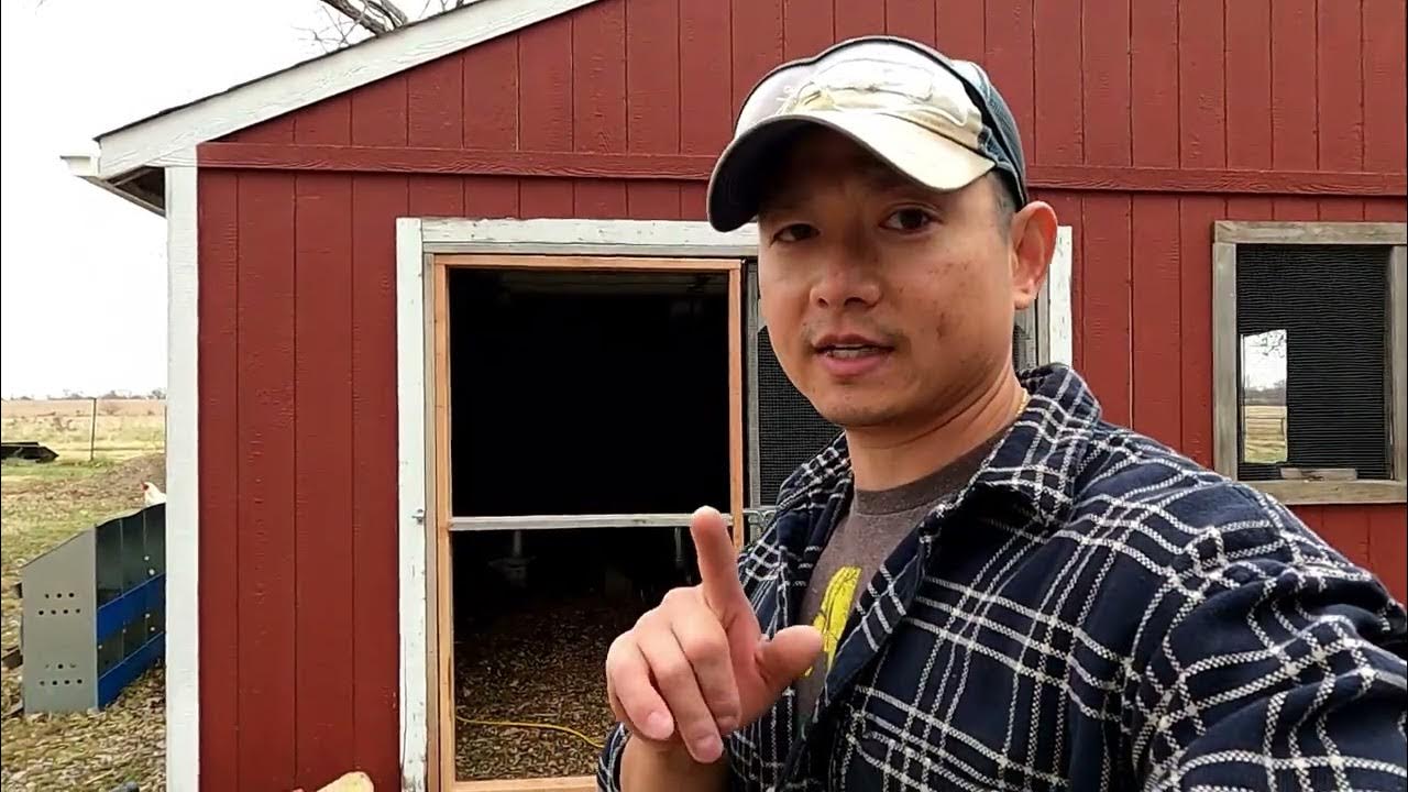 Chickens are dirty! This weekend project starts with rehoming an