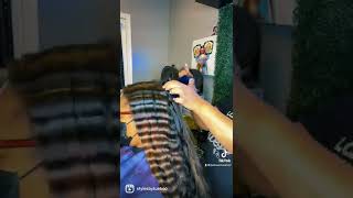 Partial Sewin Maintenance Crimped Hair Tutorial