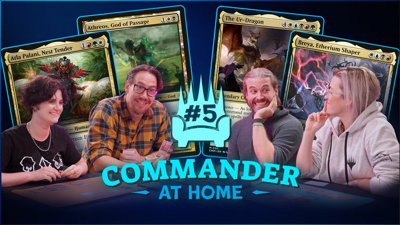 @commanderathome \u0026 ​​⁠KingdomsTV | Breya v Ur-Dragon v Alela v Muldrotha | Commander Game