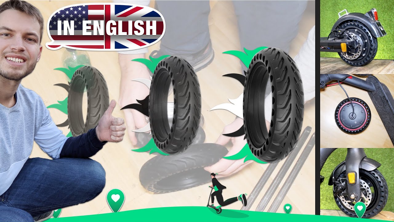 solid scooter tire seating problems