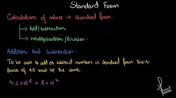 Addition, Subtraction, Multiplication and Division of Numbers in Standard Form | O Level Math