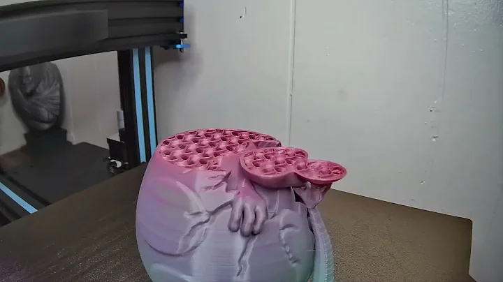 Yoshi Easter Egg 3D Print Time-lapse