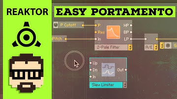 Reaktor 6 Easy Portamento / Pitch Glide (Reaktor Primary) | Simon Hutchinson