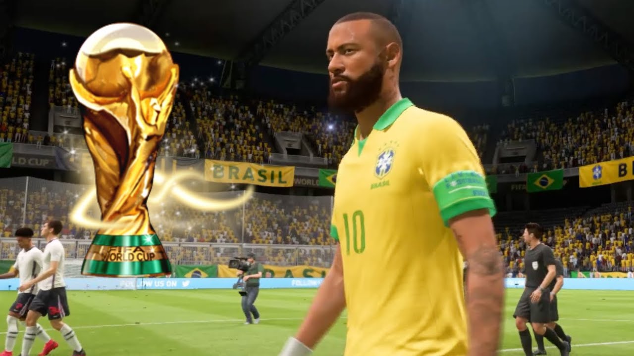 Qualification Coupe Du Monde 2022 Angleterre NEYMAR - ANGLETERRE // COUPE DU MONDE 2022 Quart de Finale // FIFA 20