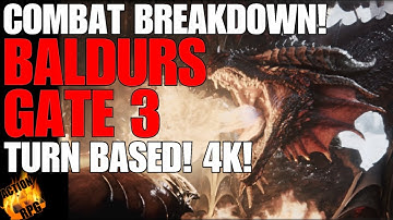 BALDURS GATE 3 COMBAT BREAKDOWN! TURN-BASED!! MY THOUGHTS!!! ALL IN 4K!!!! :)