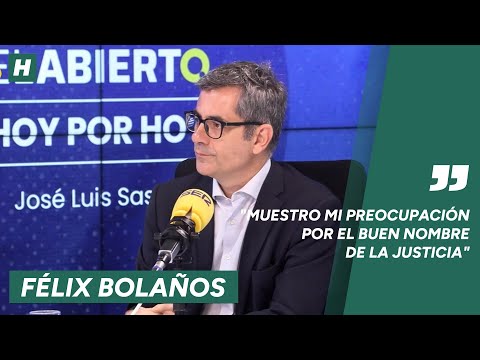 Félix Bolaños: "I am concerned about the reputation of the Justice system"