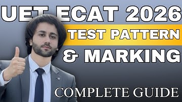 UET Paper Pattern I UET ECAT 2026 Negative Marking Guide I How to Prepare UET ECAT Test I UET Test