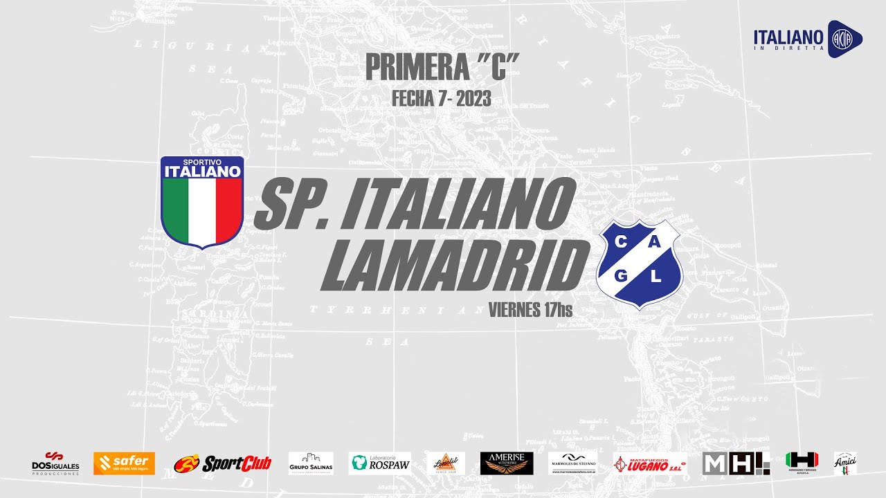 Sportivo Italiano vs General Lamadrid - Torneo Apertura Primera C - Fecha  16 - #PrimeraCenDEPORTV 