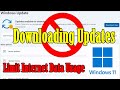 How to Limit the Background Data usage of the System and Apps on Windows 11