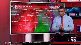 First Warn 5 Weather: TAornado Warning issues for Cass and Bates Counties