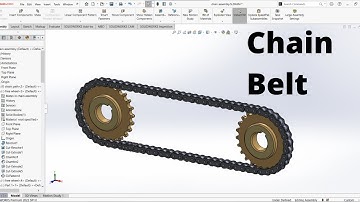 SolidWorks Chain Belt