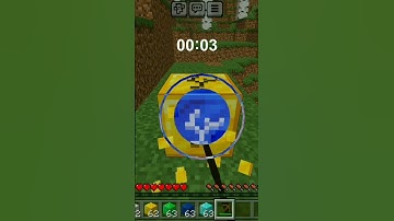 how much time we need to break a gold block using wooden pickaxe? 🤔 #minecraft #satisfying #gaming