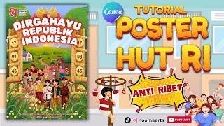 Cara Membuat Poster HUT RI ke-81 di Canva | Mudah untuk Pemula