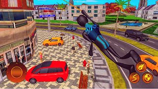 Panther Stickman Rope Hero City Crime Survival Android Gameplay screenshot 3