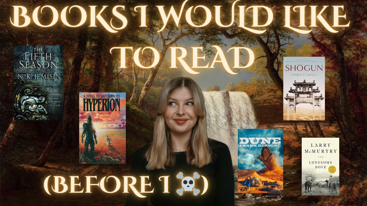 BOOKS I WANT TO READ BEFORE I ☠️ 