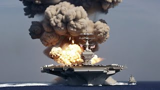 13 Minutes Ago! US F-16 Pilot's Crazy Action Destroys Russian Aircraft Carrier in the Black Sea