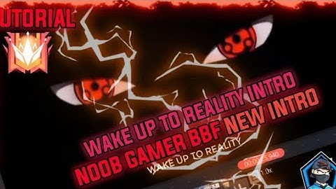 How To Make Intro Like Noob Gamer BBF!! || Easy Tutorial