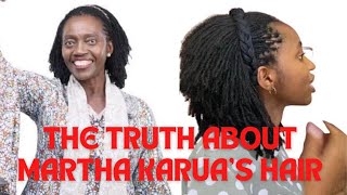 MARTHA KARUA: THE TRUTH ABOUT MY LOCKS.  sisterlocks microlocks hair marthakarua kenyapolitics