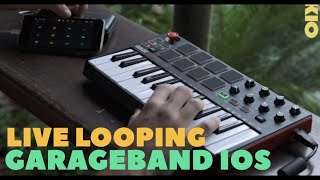 Live looping with garageband IOS in Costa Rica (iPhone 7)